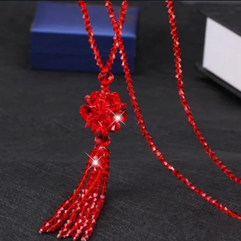 New Beautiful Long Necklace. Bohemia beads